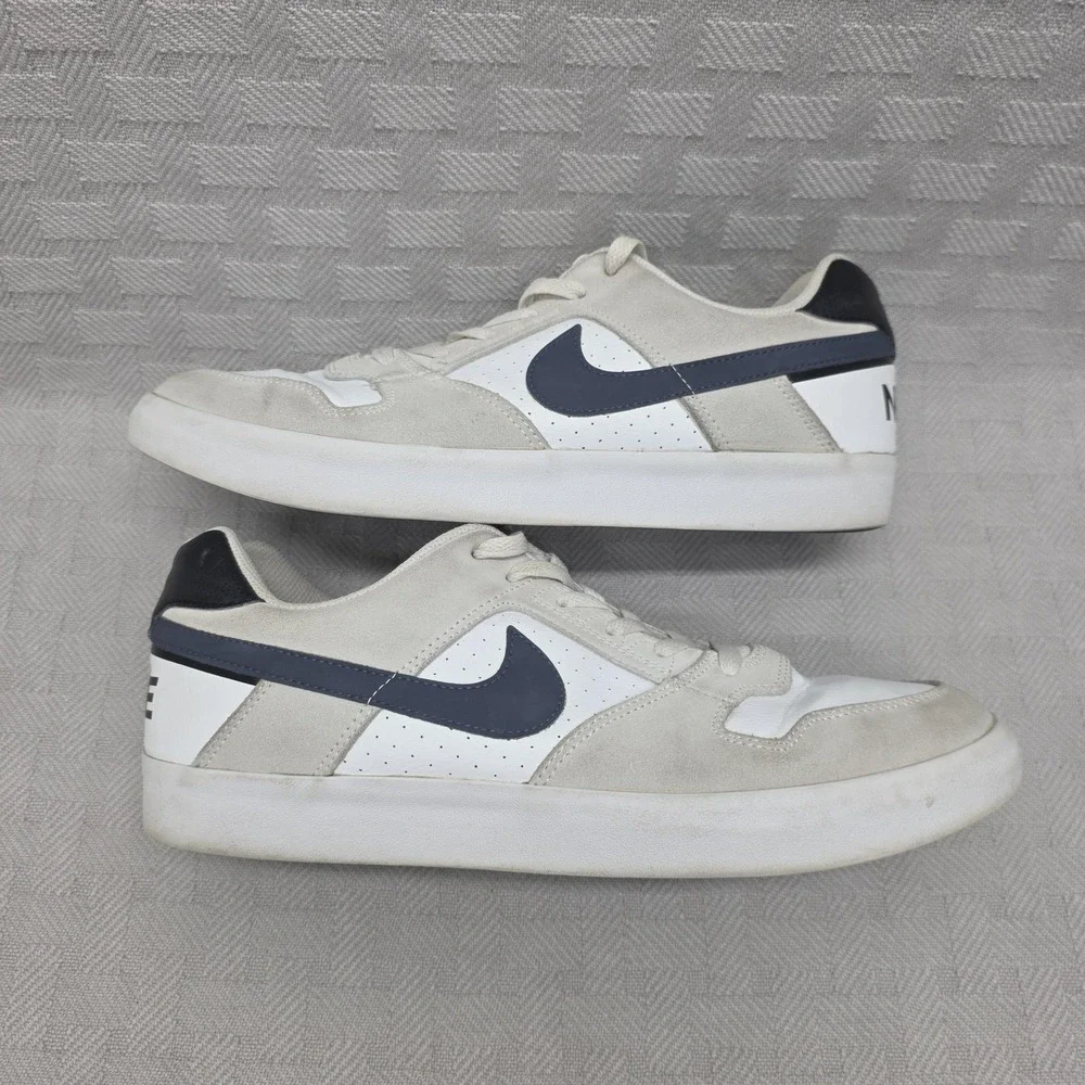 Nike Delta Force Vulc Sb White Thunder Blue Mens Size 11 942237-100O